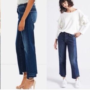 NWT Current Elliott Selvedge Uneven Seam Original Cassady Straight Sz 26 $258